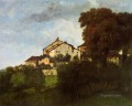 The Houses of the Chateau d Ornans Realist painter Gustave Courbet
